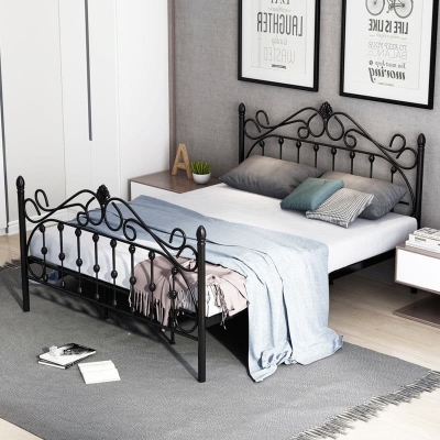 Apartment bed iron bed